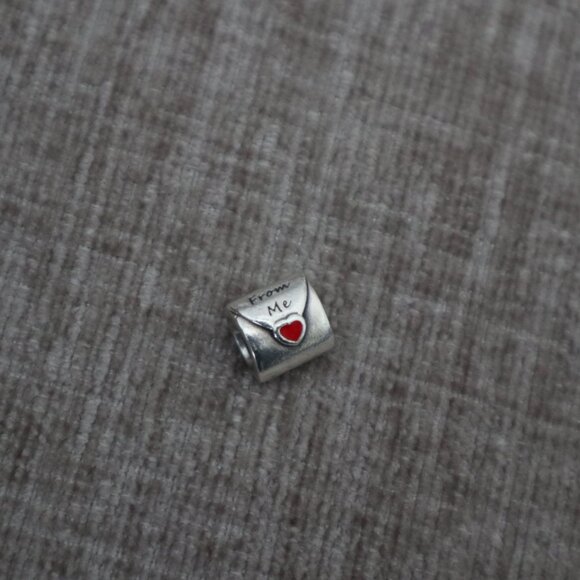 Pandora Sterling Silver Letter To My Love From Me Charm - Picture 1 of 2